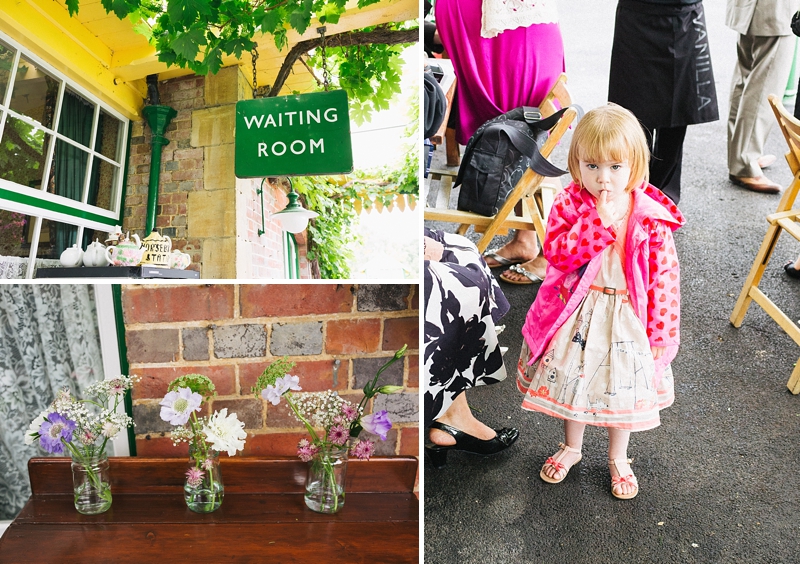 train station wedding